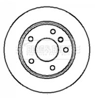 BORG & BECK Тормозной диск BBD4289